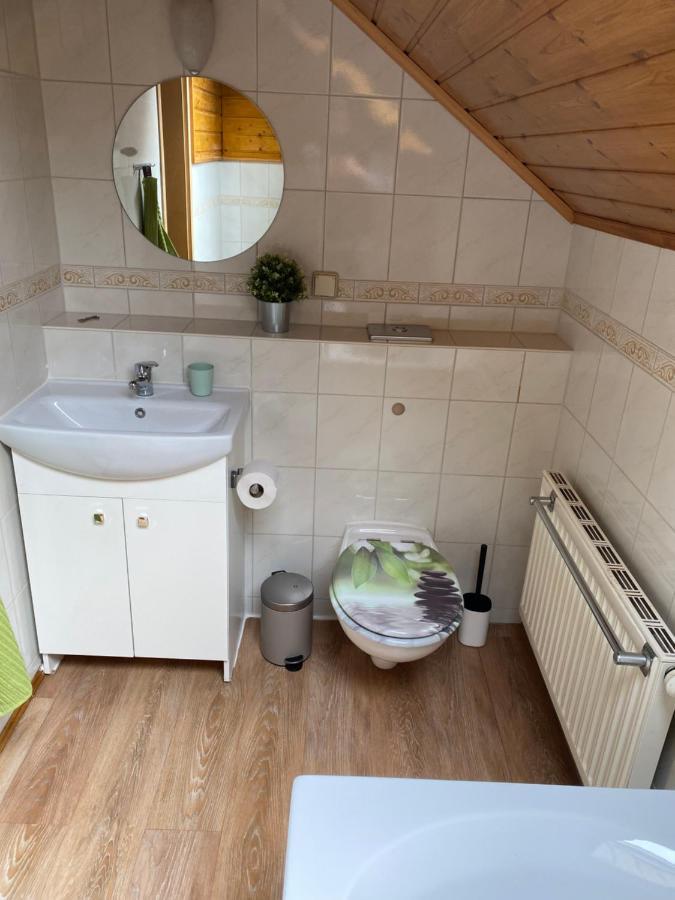 Ruhige Ferienwohnung Dreihansen Lößnitz エクステリア 写真